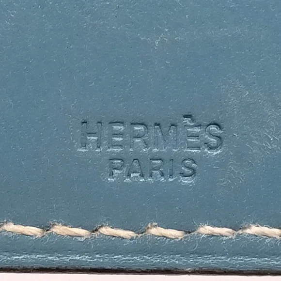 Authentic Hermes Leather Key Ring